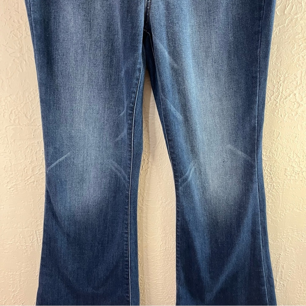 Judy Blue Louisa High Rise Flare Jeans in Dark Blue Wash - Picture 7 of 12